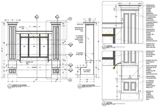 CUSTOM MADE FURNITURE DRAWING